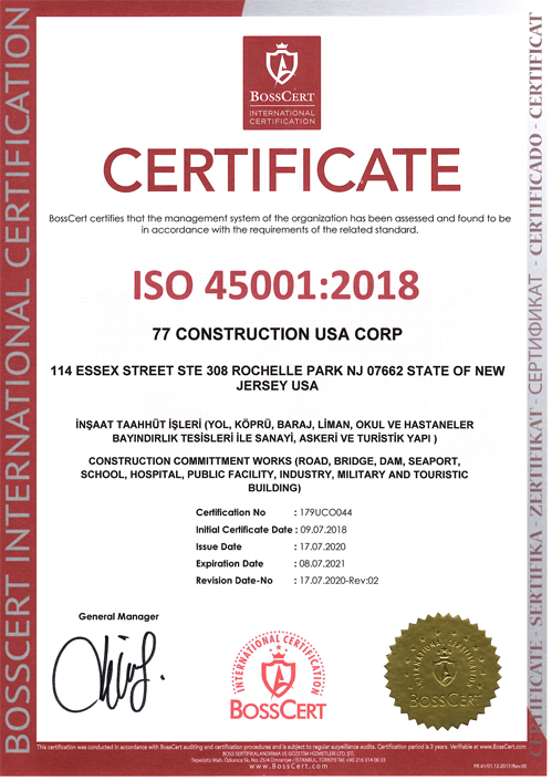 77 USA - ISO -45001